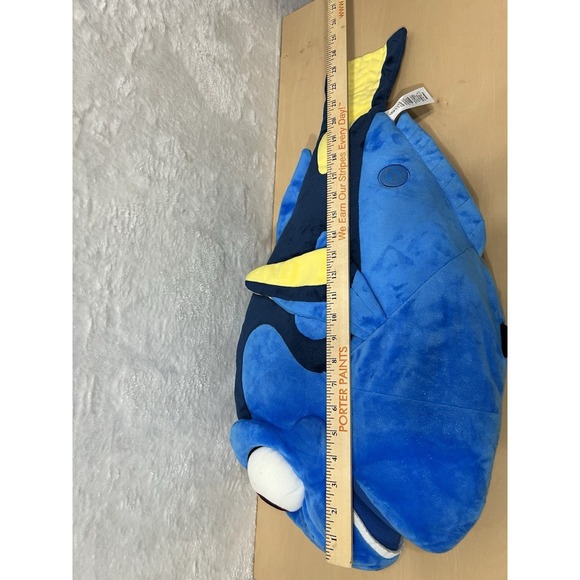 Disney Store Pixar Dory Large Plush Pillow 23" Finding Nemo Blue Fish Stuffed - Picture 7 of 14